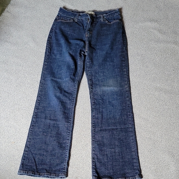 Levi's Blue Straight Leg Boot Cut girl Jeans size 10 - Picture 4 of 9